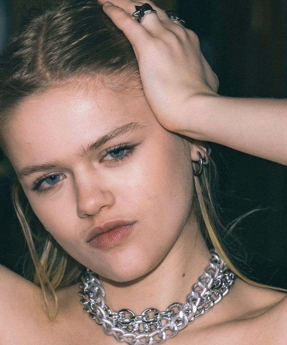 3 CHAIN CHOKER COLLAR