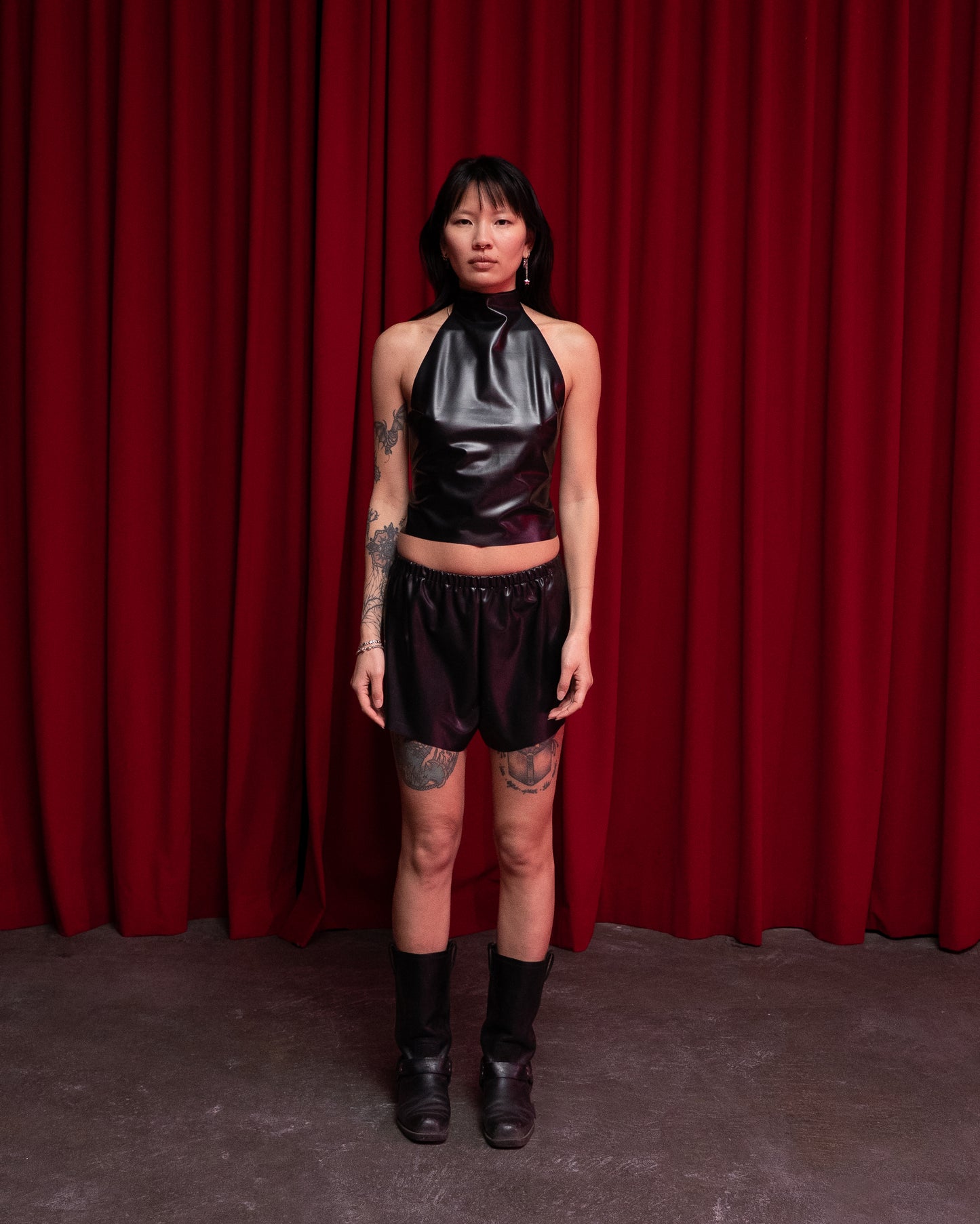 MONICA LATEX HALTER