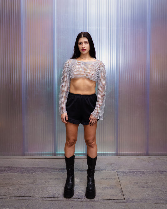 CHAINMAIL CROP TOP