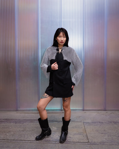 CHAINMAIL CROP JACKET
